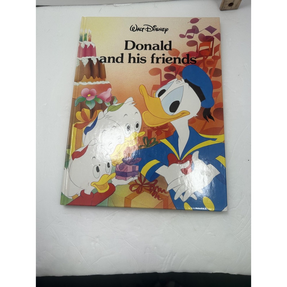Vintage Donald And His Friends Walt Disney Classic Series Illustrated HC Book